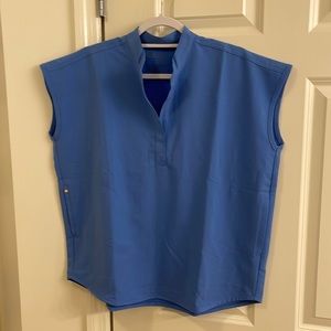 Figs Ceil Blue Rafaela Oversized Scrub Top